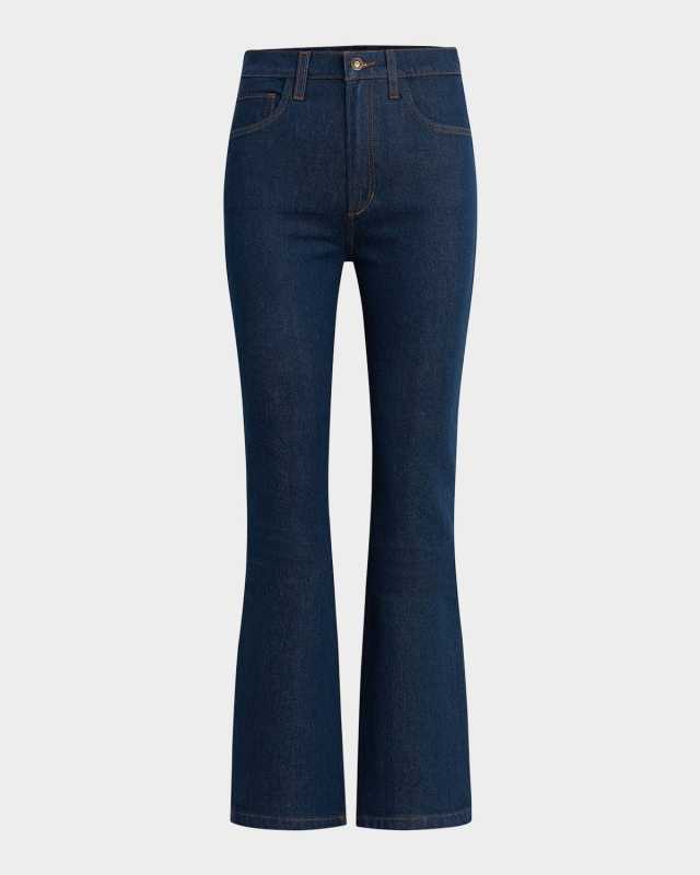 The Valentina Super High-Rise Mini Bootcut Jeans